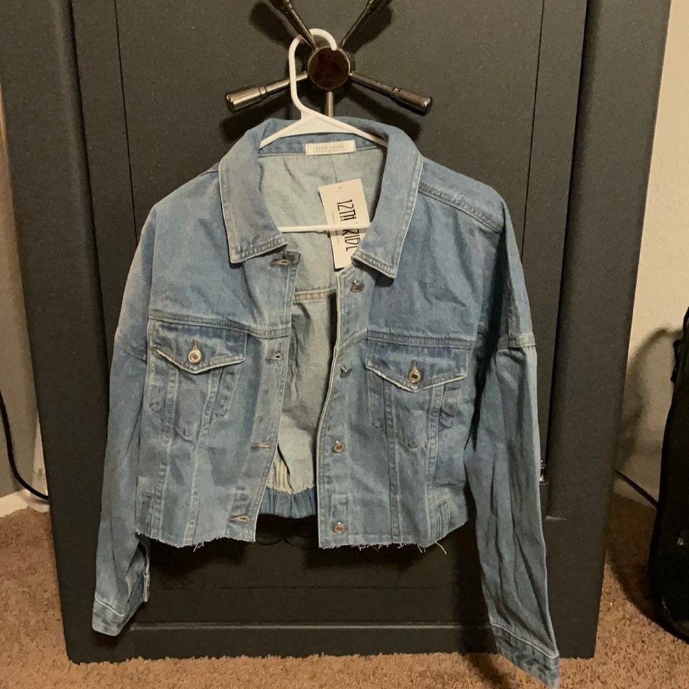 12th Tribe size M/L jean jacket